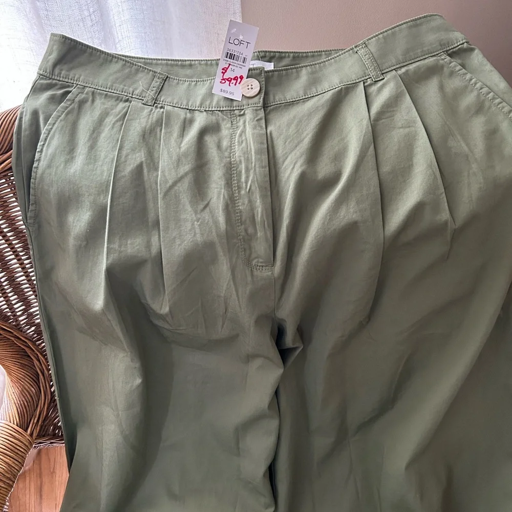 Loft Ladies Olive Green Pants - Picture 6 of 6